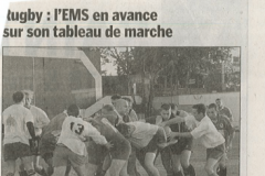 Rugby : l'EMS en avance sur son tableau de marche