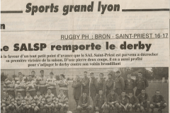 1998 - Le SALSP remporte le derby
