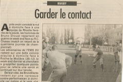 Garder le contact