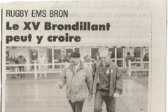 1996 - Le XV Brondillant peut y croire